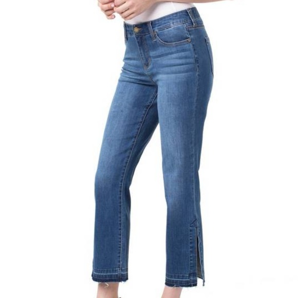 split side jeans